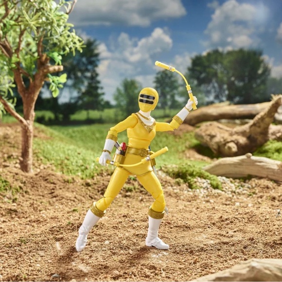 Power Rangers Lightning Collection Zeo Yellow Ranger Figure - Picture 8 of 10